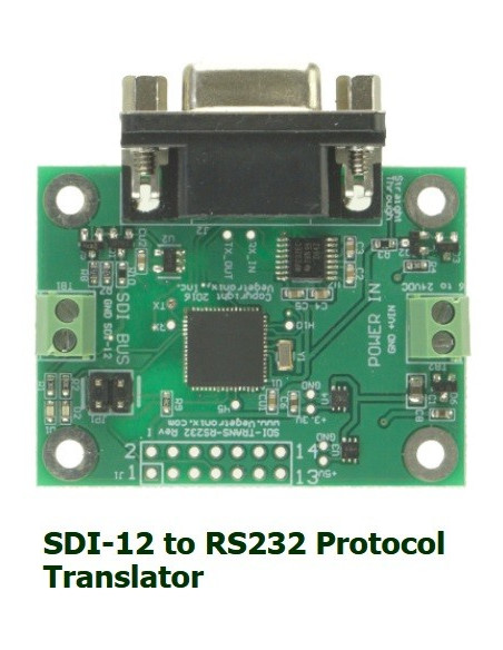 SDI-12-TRANS-RS232 Convertidor de sensores a bus SDI-12