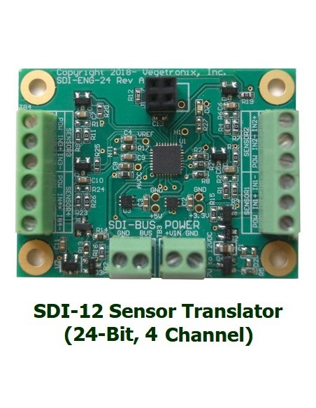 SDI-TRANS-SENSOR24, Tradutor de sensor SDI-12 (24 bits, 4 canais)