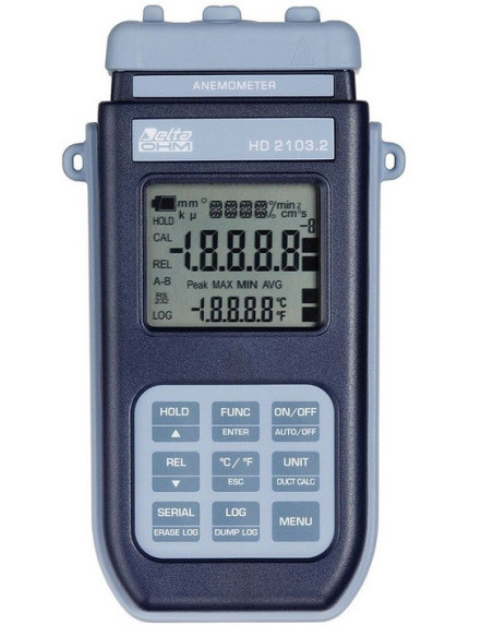 HD2103.2 –  Anemómetro y Termómetro con Registrador de Datos