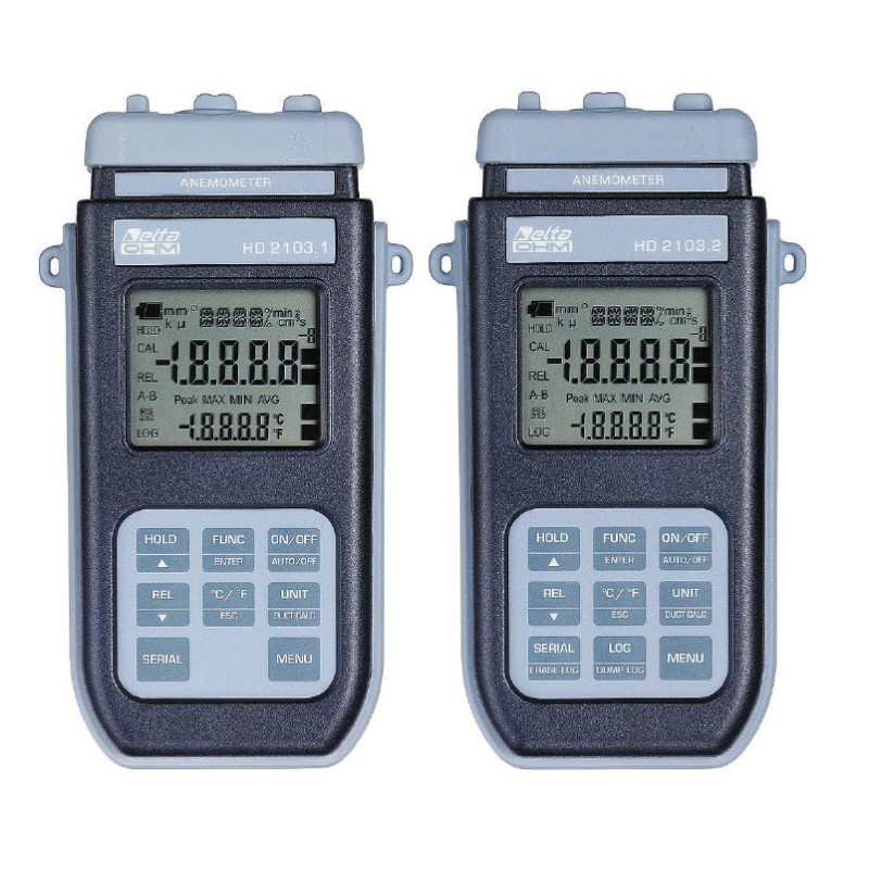 HD2103.2 - Registrador de Dados Anemômetro-Termômetro