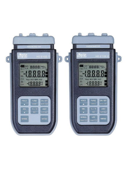 HD2103.2 - Registrador de Dados Anemômetro-Termômetro