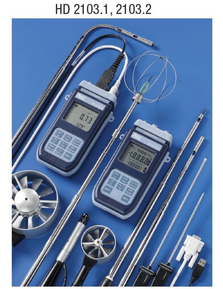 HD2103.2 – Anemometer-Thermometer Data Logger