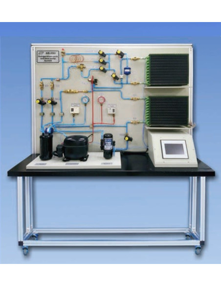 KR-115B Ciclo de refrigeração e sistema de bomba de calor com HMI