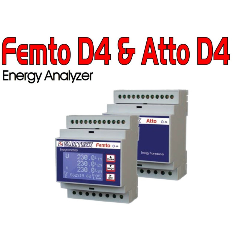 PFA6411-02-B FEMTO D4 RS485 Power Analyzer 230-240V