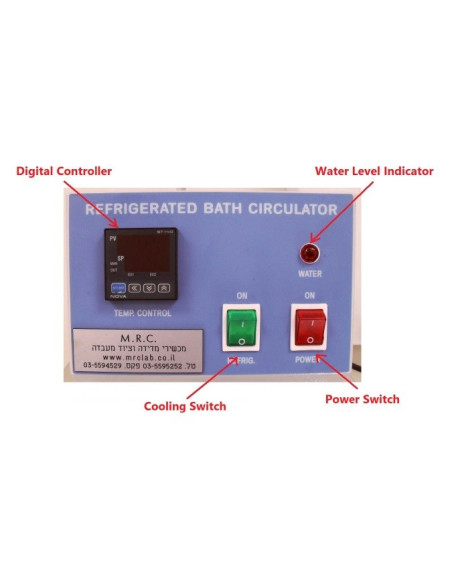 MRC Lab WBL-100/101/200 Water Bath Circulator -30 to 100 deg C, Flow 9 litre/min