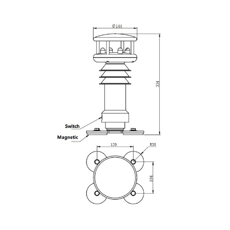AO-WDS6SE Estação Meteorológica