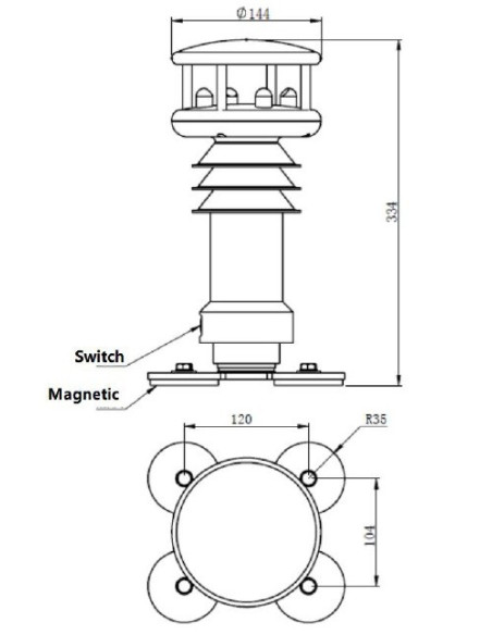 AO-WDS6SE Estação Meteorológica
