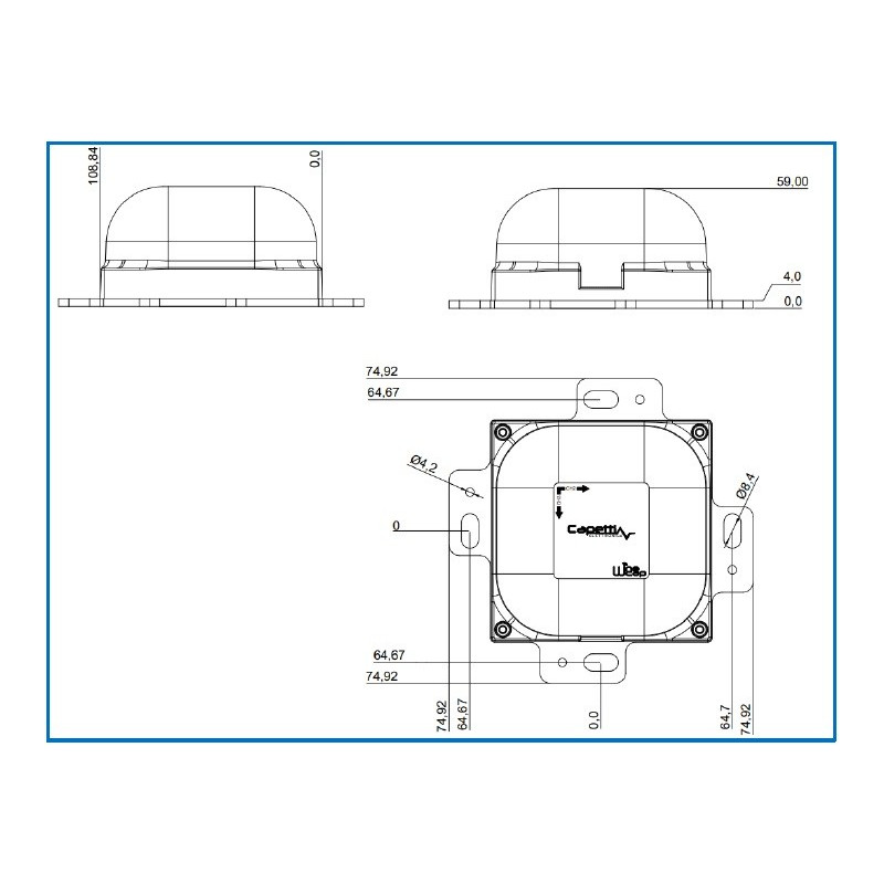 Capetti WSD10TII 3 channel Wireless Smart Datalogger