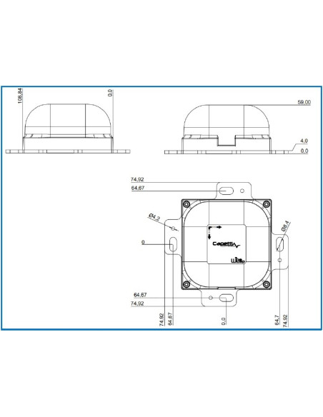 Capetti WSD10TII Datalogger inteligente sem fio de 3 canais