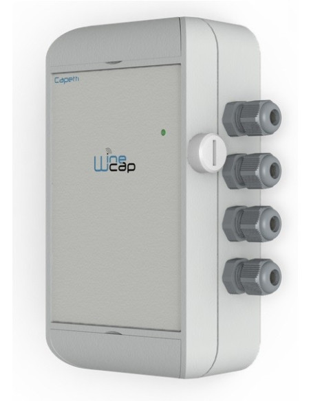 WSD12PS-4AIMx Registrador de Datos de 4 canales con fuente de alimentación de +12/24Vdc @100mA para transductores