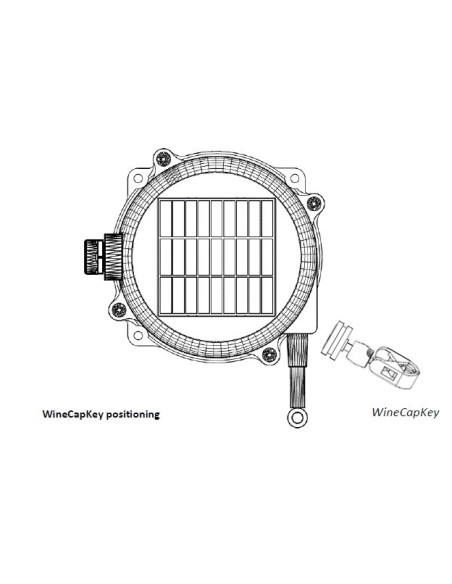 Capetti WSD10DGII Data Logger sem fio de 4 canais para deformação linear, inclinação e acelerômetro