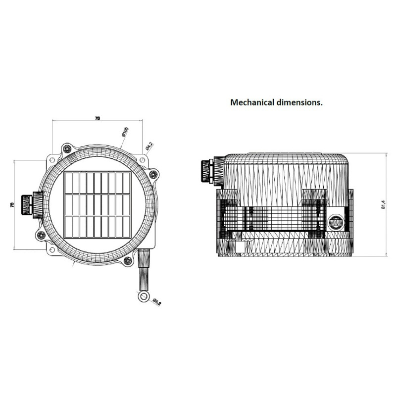 Capetti WSD10DGII Data Logger Inalámbrico 4 canales para deformación lineal, inclinación y acelerómetro