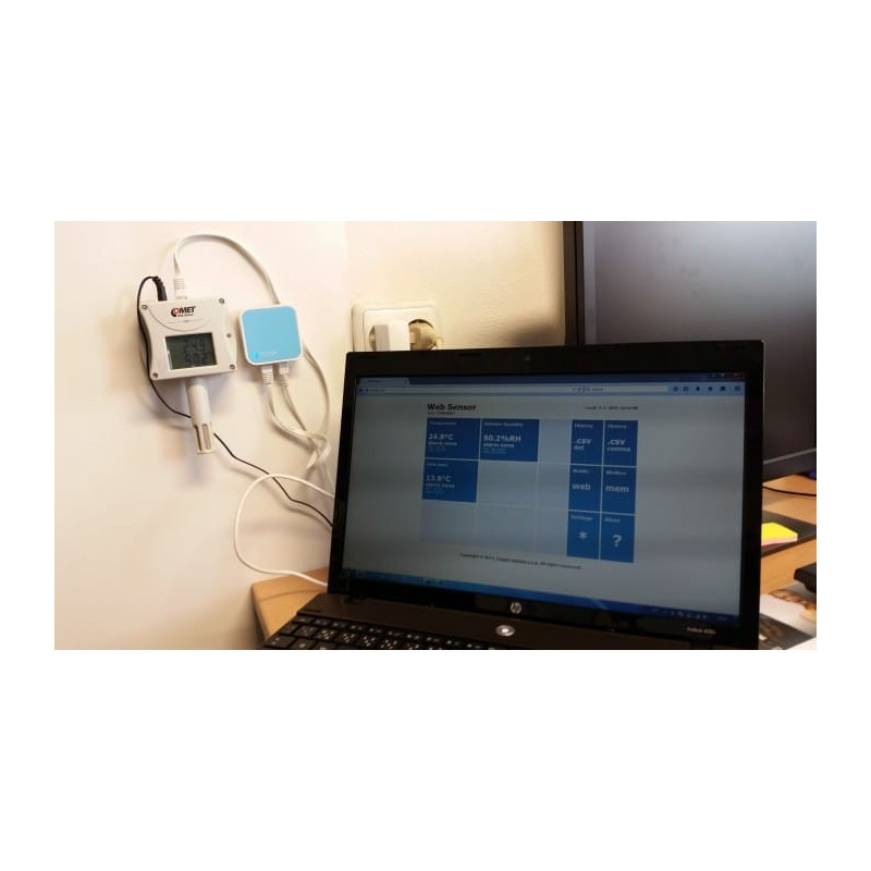 T6541 WebSensor - remote CO2 concentration thermo-hygrometer with Ethernet interface