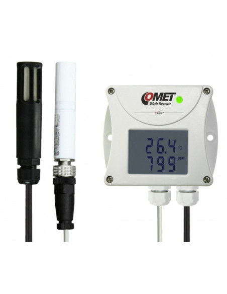 T6541 WebSensor - remote CO2 concentration thermo-hygrometer with Ethernet interface