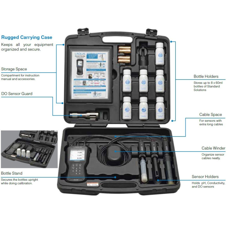 LAQUA WQ-330-K Medidores portátiles de Calidad del Agua