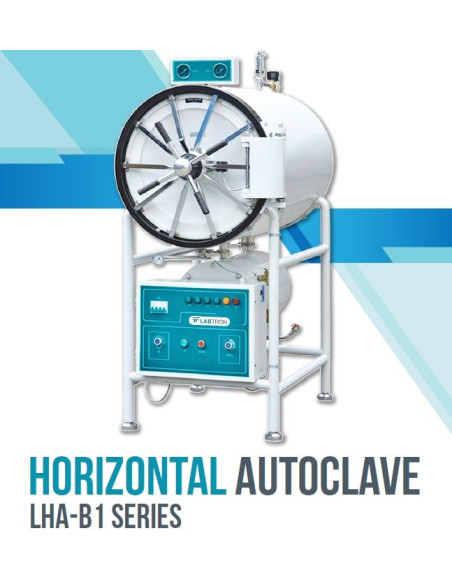 LHA-B10 Autoclave Horizontal para Laboratório Controlado por Microprocessador (150 L /134 °C)
