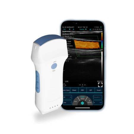 Konted C10TX Sonda dual ultrasónica Multiuso convexa + lineal + escaner cardíaco