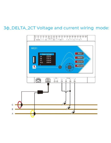 Meatrol MQ21 Power Quality Analyzer