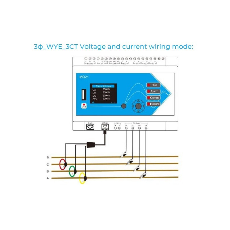 Meatrol MQ21 Power Quality Analyzer