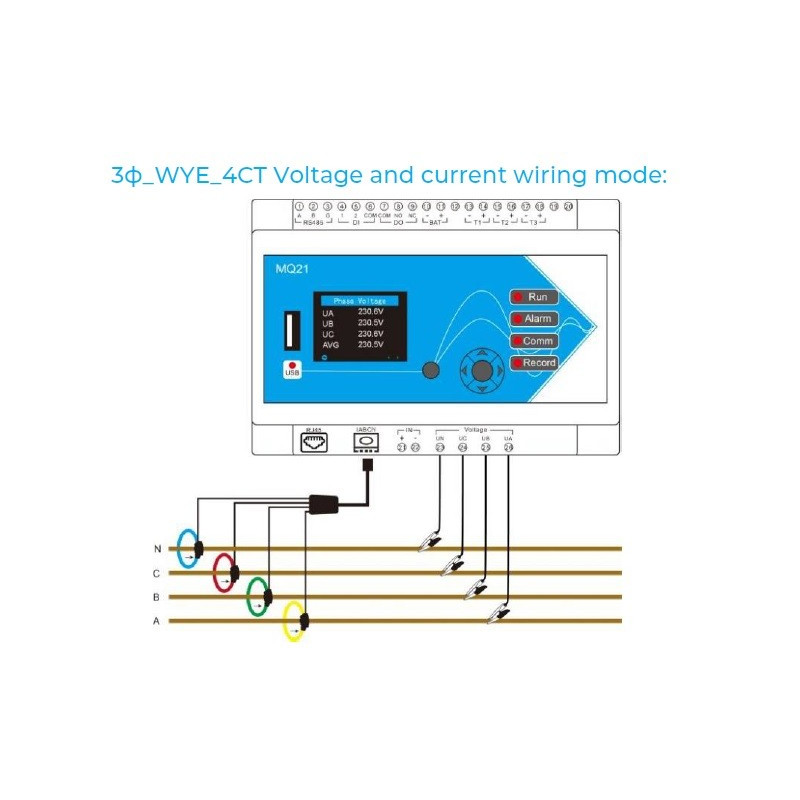 Meatrol MQ21 Power Quality Analyzer
