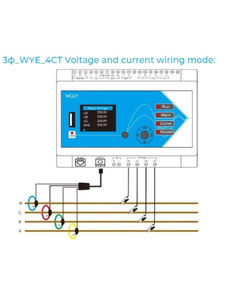 Meatrol MQ21 Power Quality Analyzer