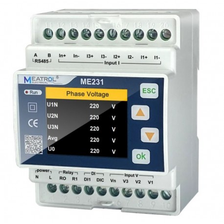 Meatrol ME231 Three-phase multifunctional smart meter