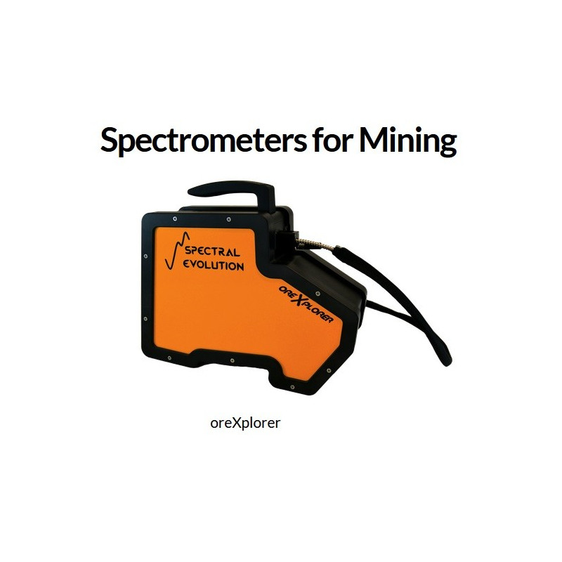 oreXplorer: Spectral Evolution, Espectrômetros portáteis de campo para Mineração