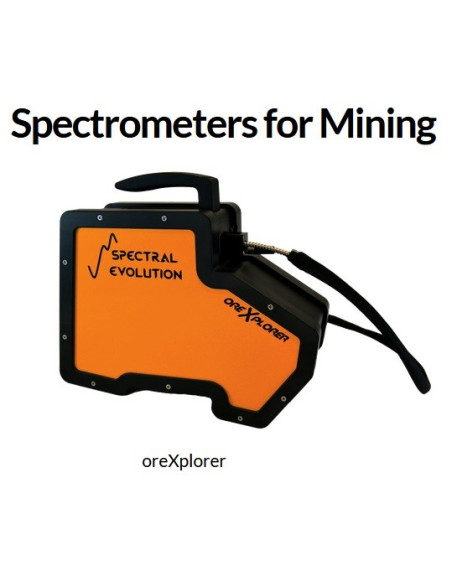oreXplorer: Spectral Evolution, Espectrômetros portáteis de campo para Mineração
