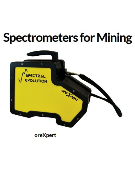 oreXpert: Spectral Evolution, Espectrômetros portáteis de campo para Mineração