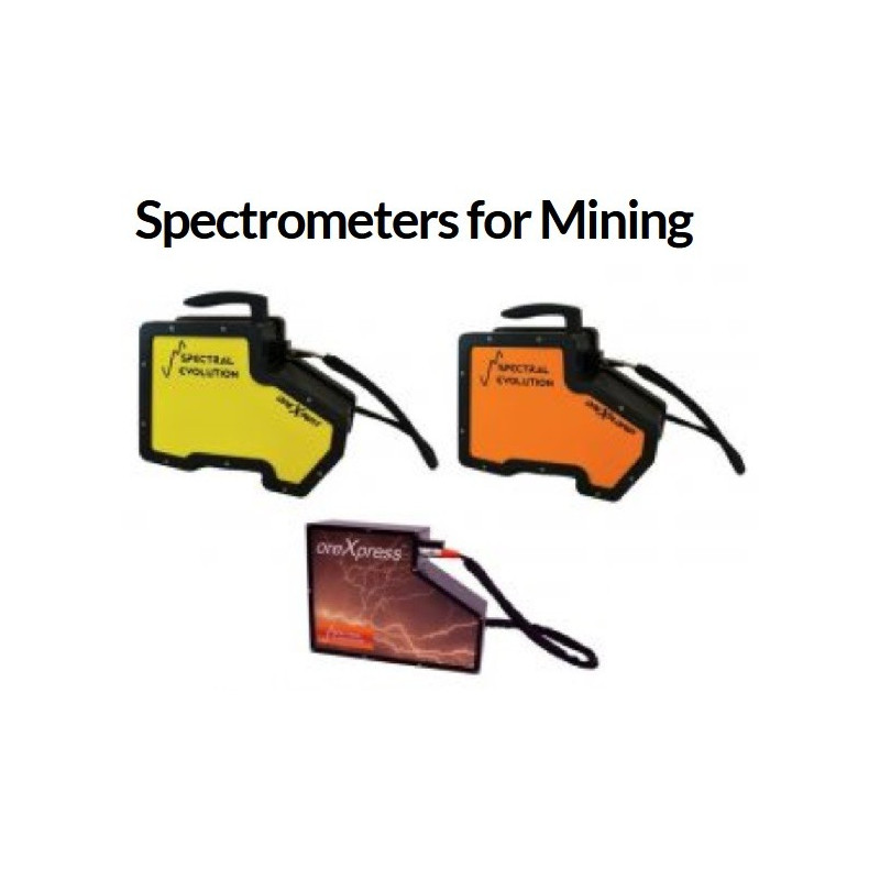 Spectral Evolution oreX, espectrômetros de campo portáteis para mineração