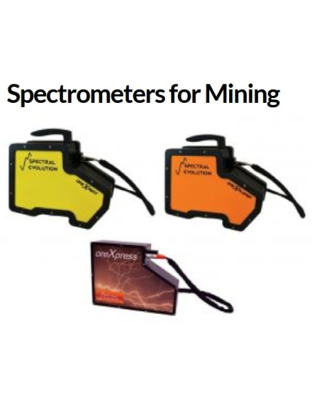 Spectral Evolution oreX, espectrômetros de campo portáteis para mineração