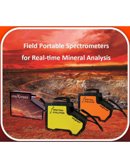 Spectral Evolution oreX, Portable Field Spectrometers for Mining