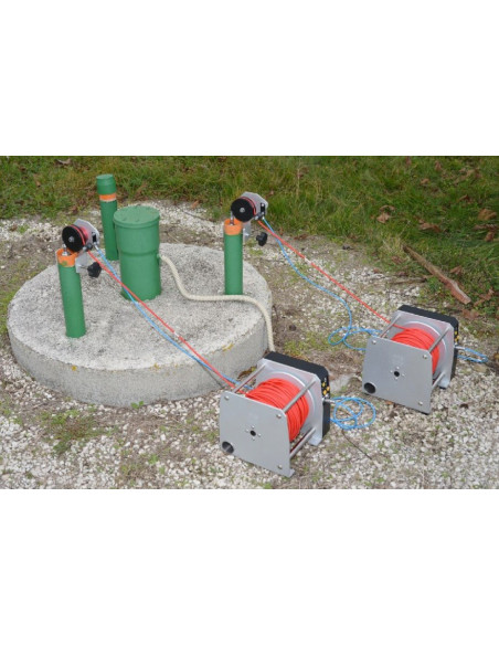 WCH-4 Sistema de prospección modular inalámbrico para cruce de pozos en postes de cimentación