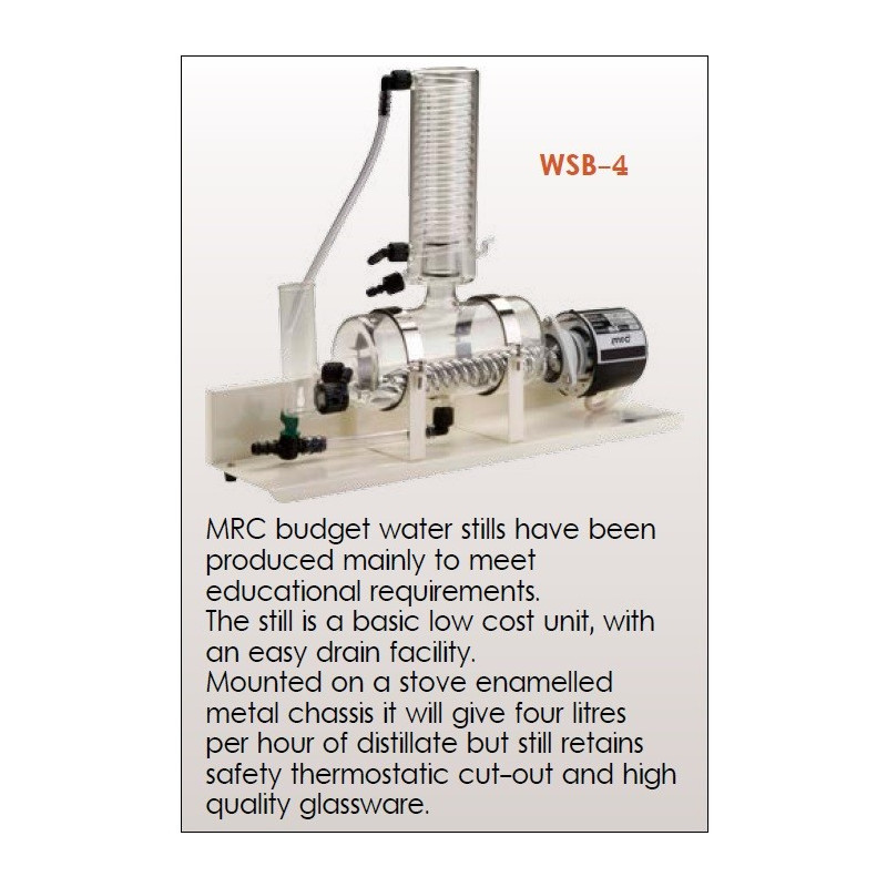 MRC AWC-4 Destilador de água 4 litros/hora