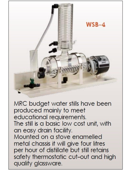 MRC AWC-4 Destilador de água 4 litros/hora