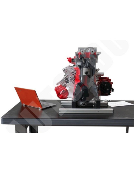 IVDD-CR02 Diesel DOHC Common Rail Engine Cutaway Model