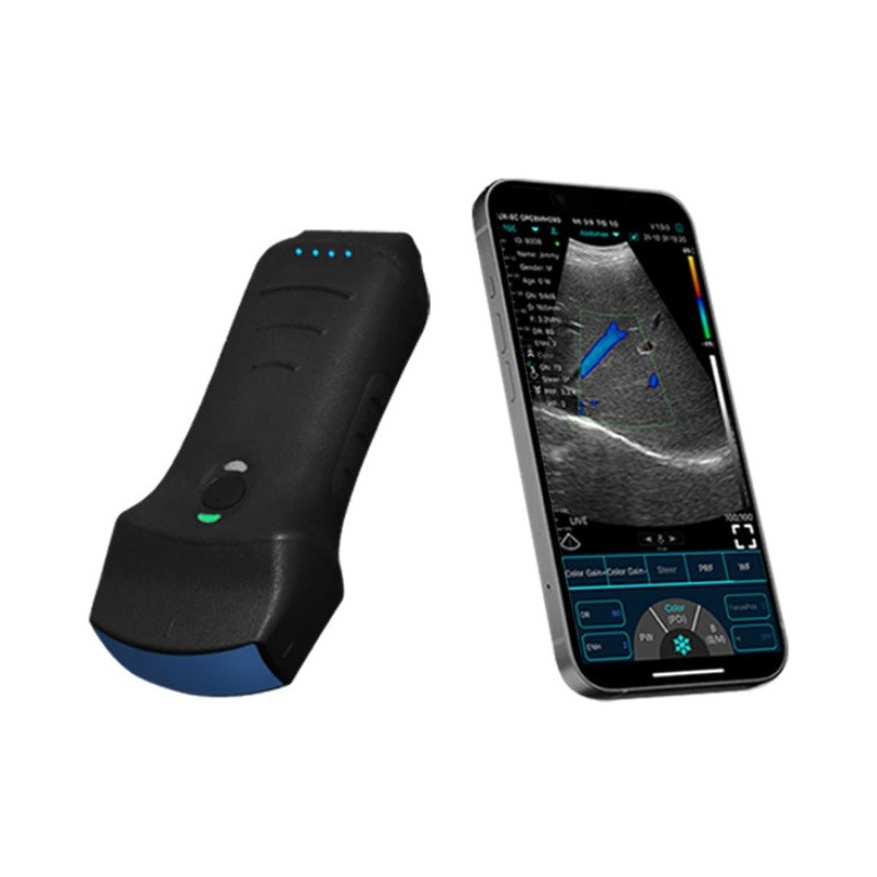 Konted C10TX Nova Sonda Dupla Multiuso Ultrassom Convexa + Linear + Sonda Cardíaca