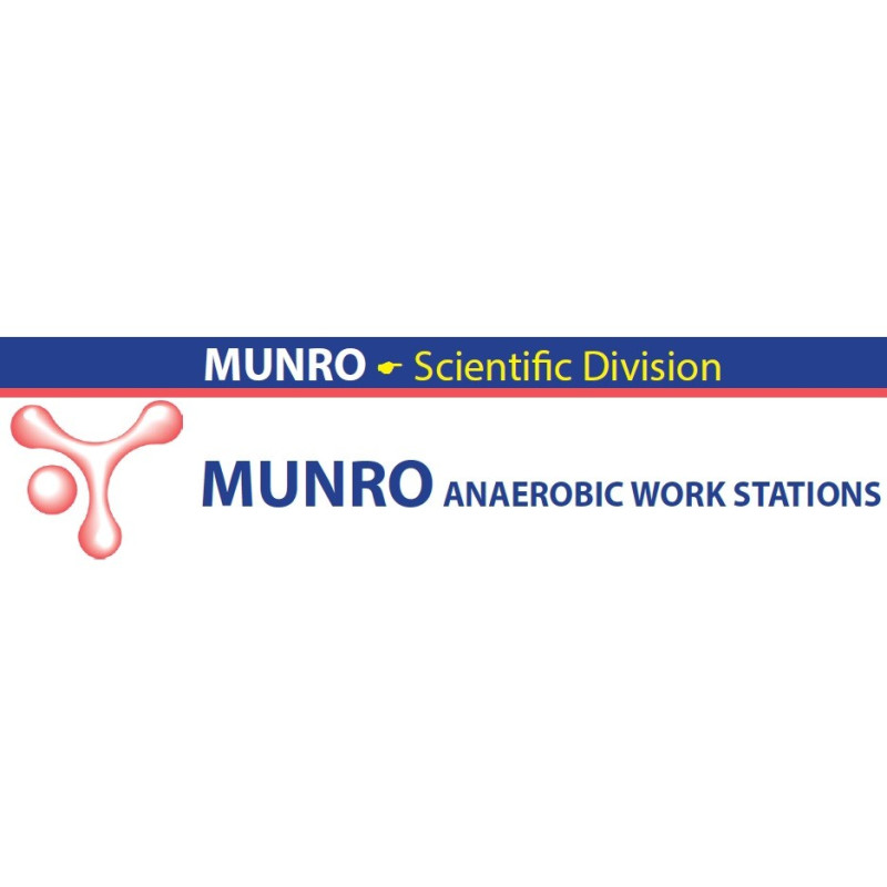 Câmaras anaeróbicas Munro AW400TG-2 luvas, 400 placas de Petri