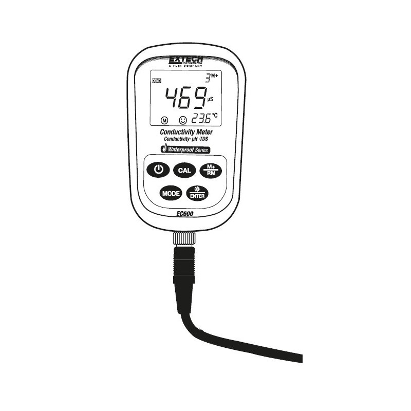 MRC EC600 Medidor de PH/MV/Temperatura/Cond/TDS