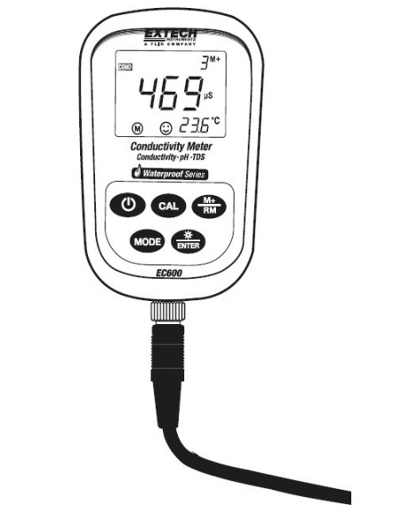 MRC EC600 Medidor de PH/MV/Temperatura/Cond/TDS