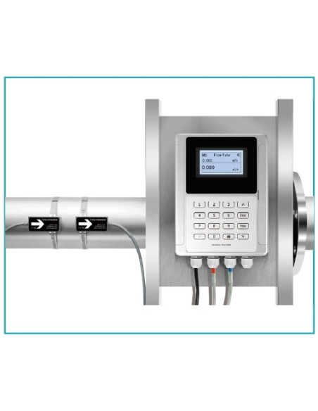 GUF-1000L Medidor de Caudal ultrasónico de tipo fijo