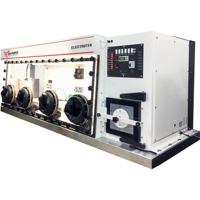 Munro AW800TGRF4P Câmara Anaeróbica/Estação de Trabalho: 4 luvas, para 800 placas de Petri