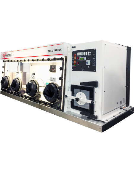 Munro AW800TGRF4P Câmara Anaeróbica/Estação de Trabalho: 4 luvas, para 800 placas de Petri