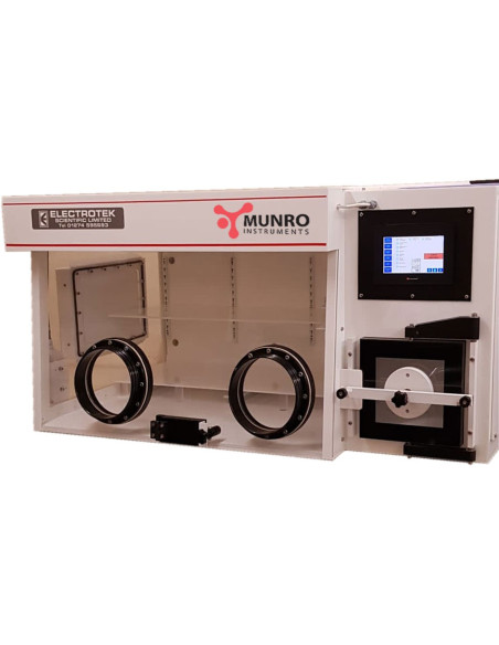 Câmaras anaeróbicas Munro AW400TG-2 luvas, 400 placas de Petri