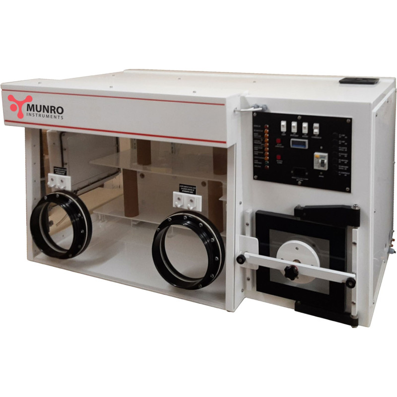 Munro AW400TG Cámaras anaeróbicas-2 guantes, 400 placas de Petri