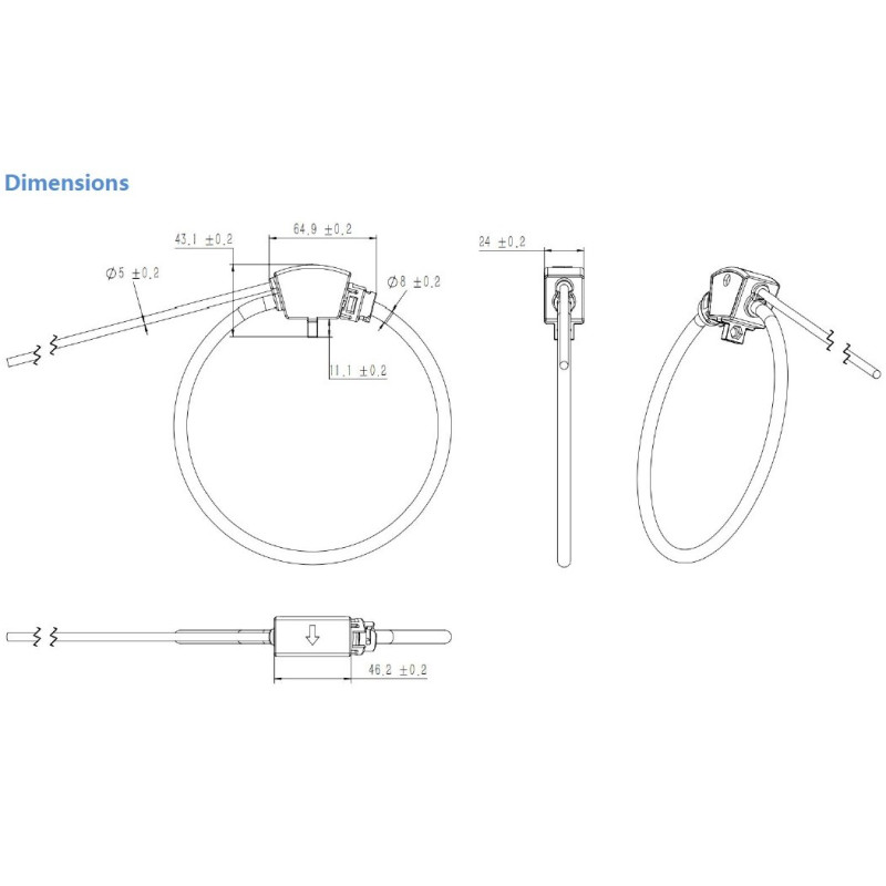 Meatrol NRC-84 Rogowski Coil