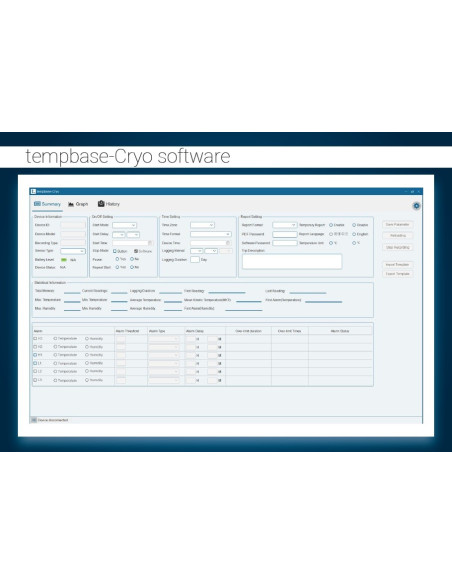 Tempmate-C1 solução de monitoramento de Gelo seco e Crio