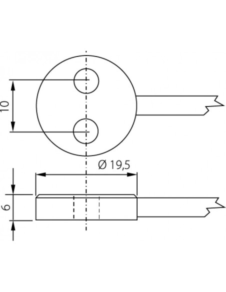 Sonda de Temperatura de superficie Pt1000TG7/0, sin conector, -50°C a +200°C