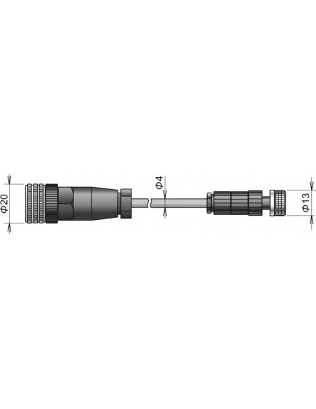 Cabo de extensão para SN274 (1m, 2m ou 4m)
