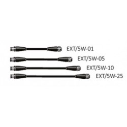 cables de extensión, 5 vías M12